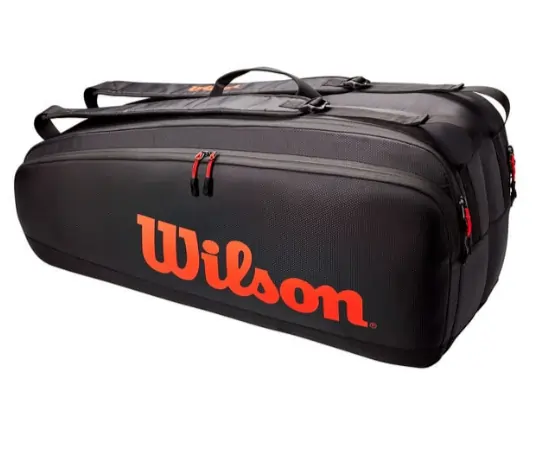Bild von Wilson Tour Schlägertasche 6er - Rot, Schwarz